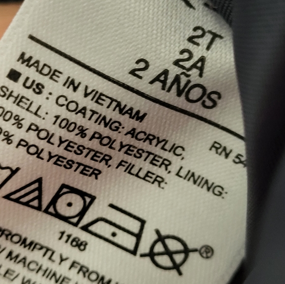 Old Navy Boy's Unisex Toddler 2T 2A Snowbib Suit Navy Blue - Picture 4 of 6